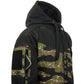 Kokybiškas taktinis džemperis Helikon ROGUE HOODIE, juodos spalvos
