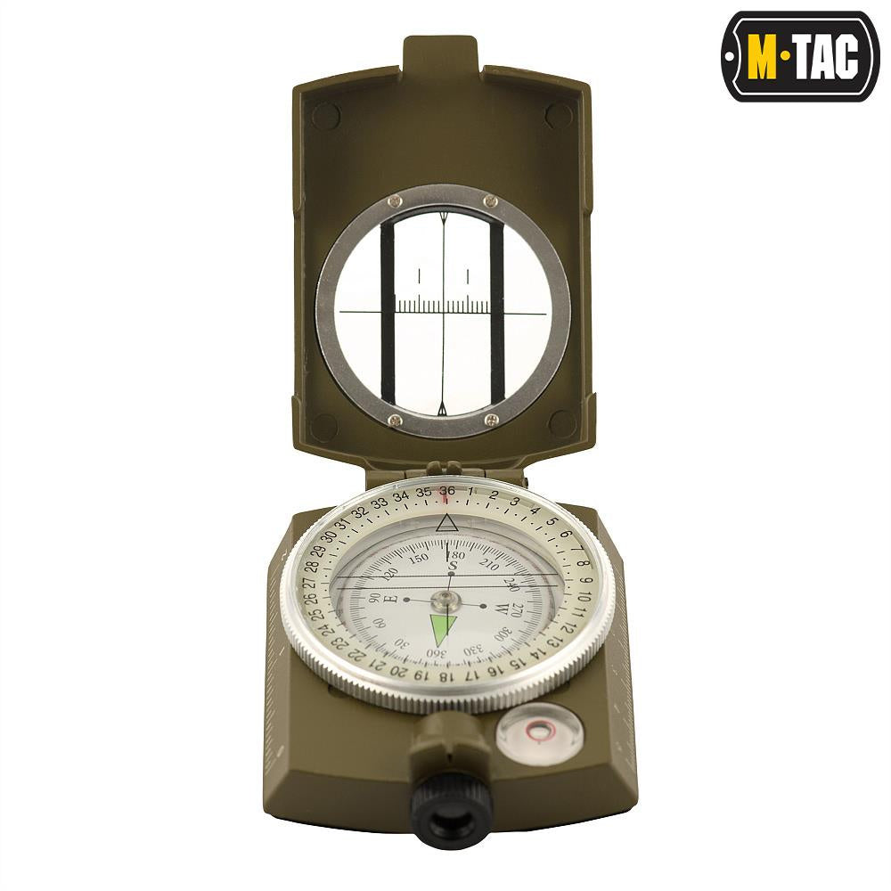 Kompaktiškas ir patikimas taktinio tipo kompasas M-TAC Olive, 34299