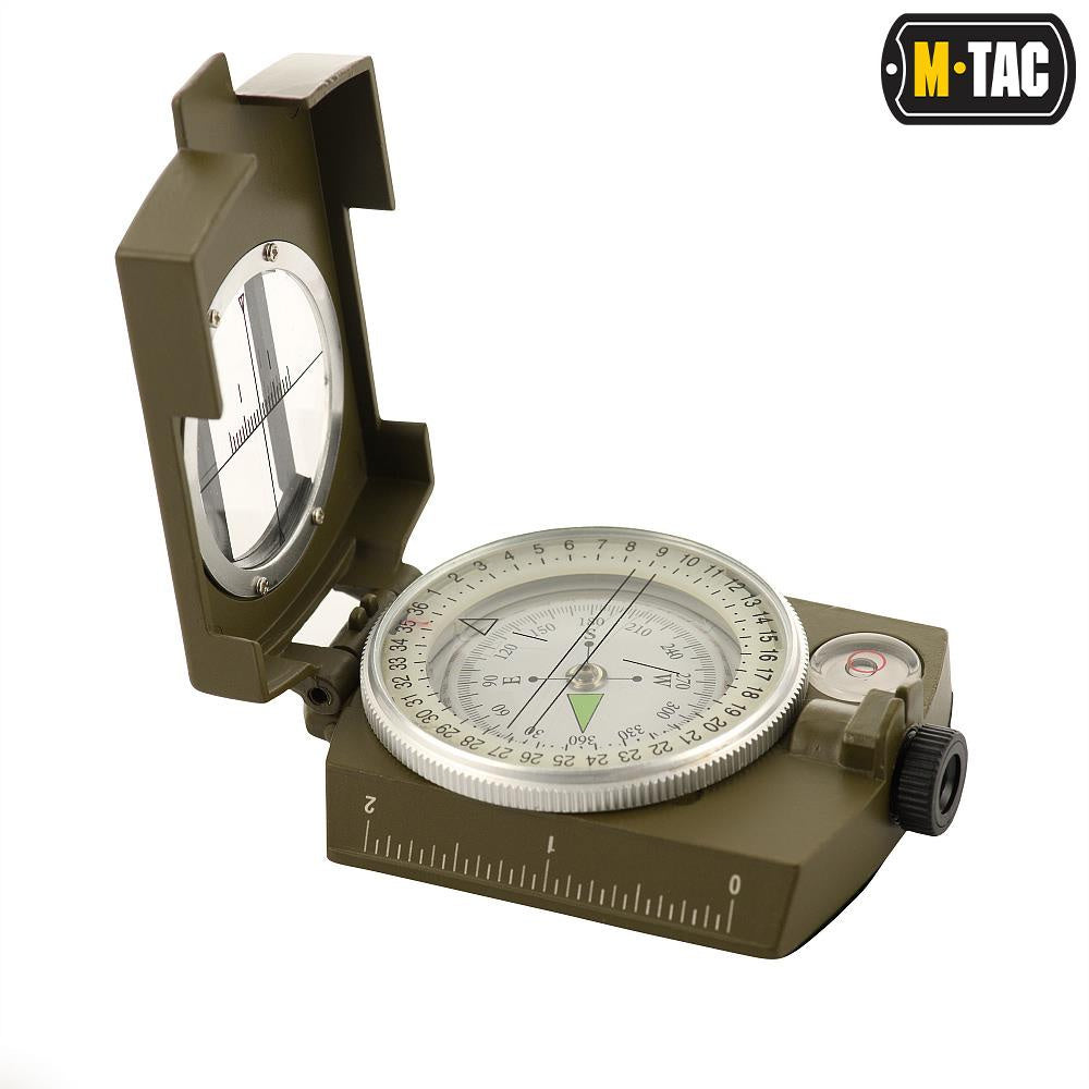 Kompaktiškas ir patikimas taktinio tipo kompasas M-TAC Olive, 34299