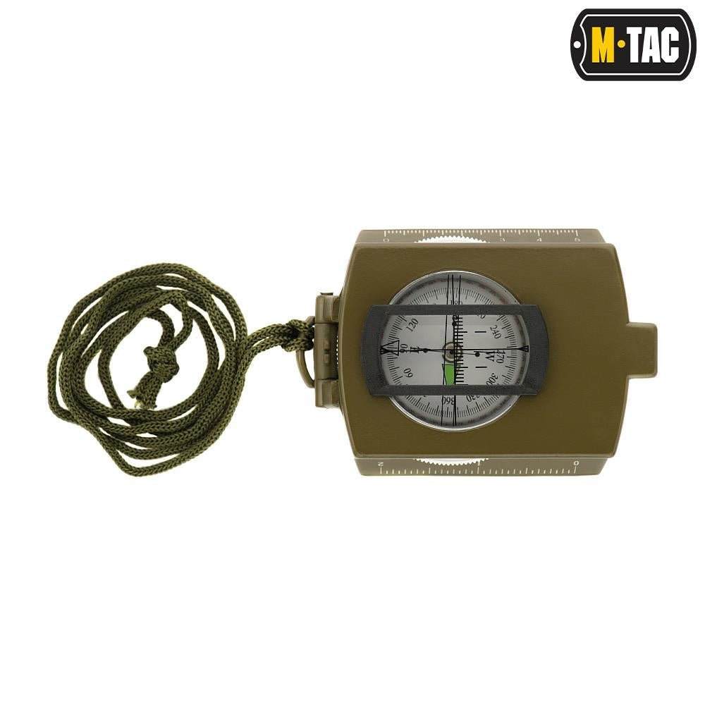Kompaktiškas ir patikimas taktinio tipo kompasas M-TAC Olive, 34299
