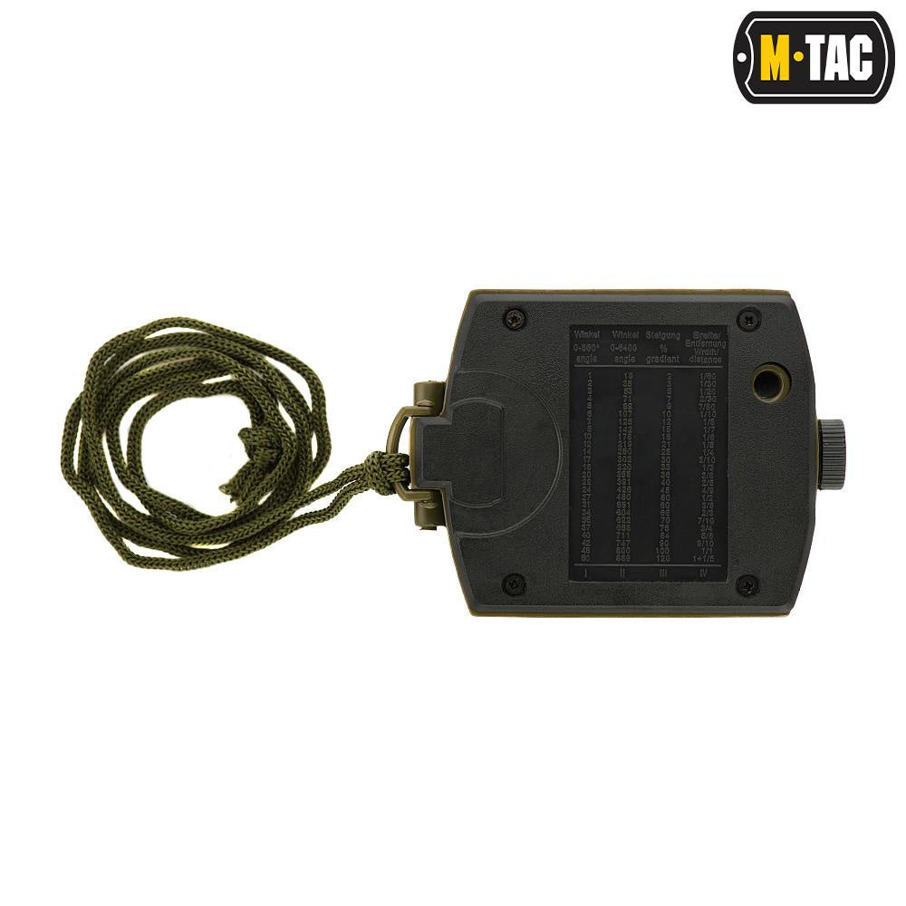 Kompaktiškas ir patikimas taktinio tipo kompasas M-TAC Olive, 34299