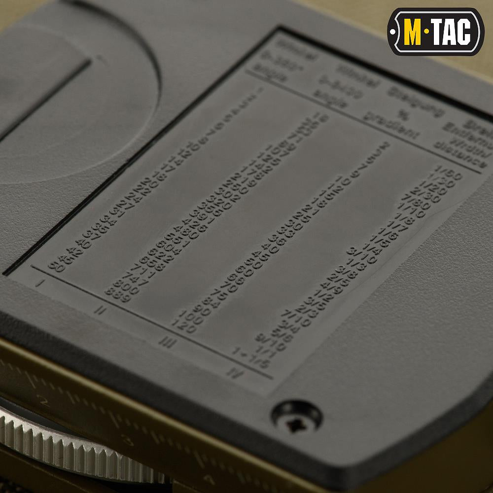 Kompaktiškas ir patikimas taktinio tipo kompasas M-TAC Olive, 34299