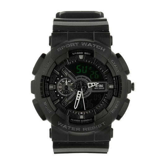 Multifunkcinis taktinis laikrodis M-Tac Tactical Sports Watch 40571, juodos spalvos