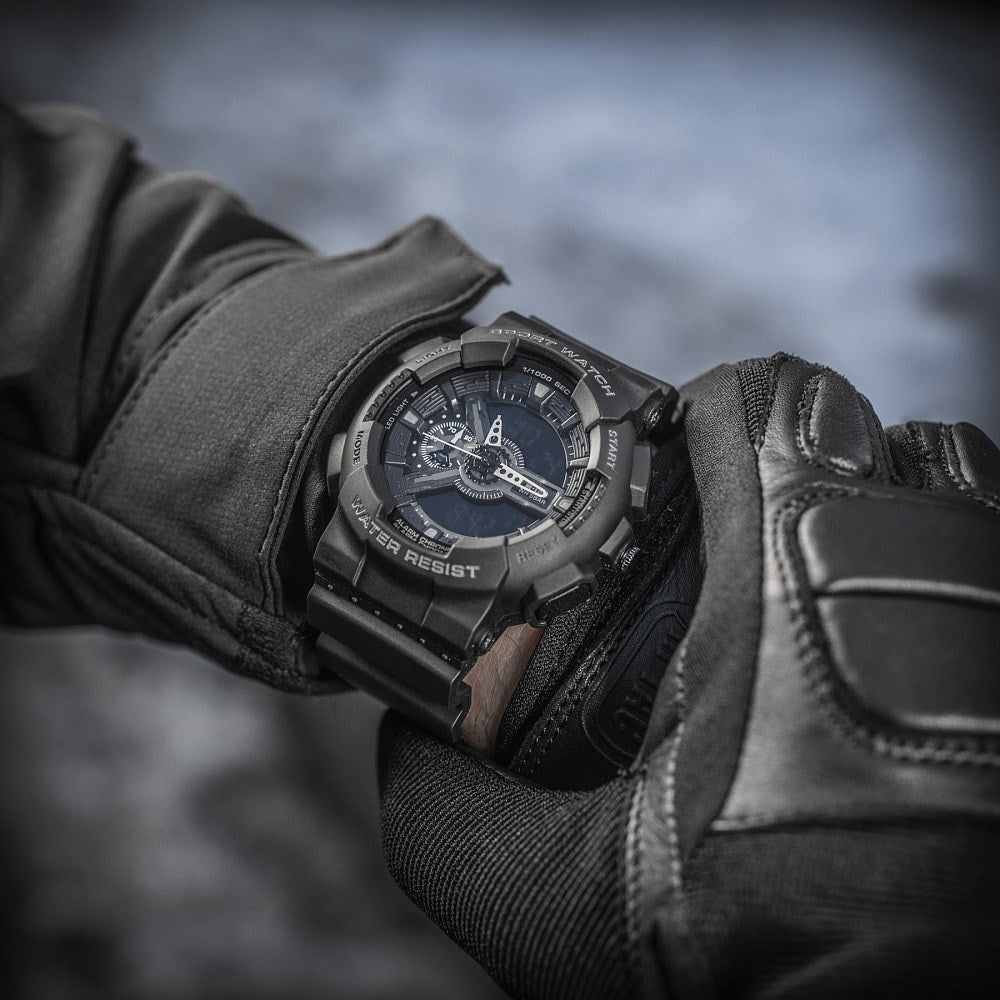 Multifunkcinis taktinis laikrodis M-Tac Tactical Sports Watch 40571, juodos spalvos