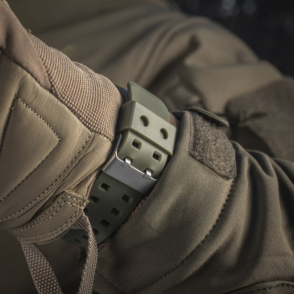 Multifunkcinis taktinis laikrodis M-Tac Tactical Sports Watch, 40570, žalios Olive spalvos