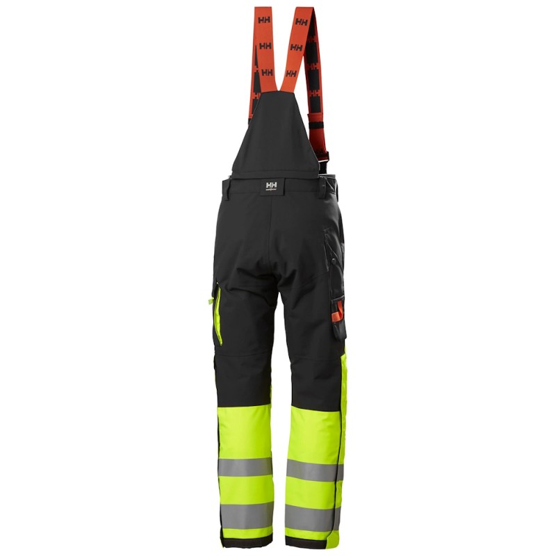 Žieminės šviesą atspindinčios kelnės Helly Hansen Alna 2.0 WINTER PANTS CL 1, juodos/geltonos