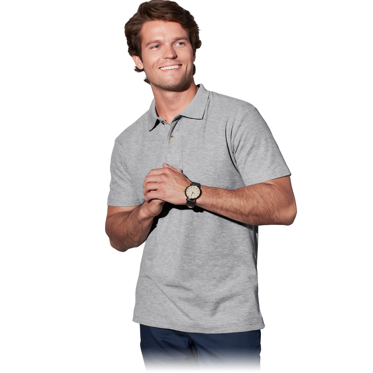 Vyriški POLO marškinėliai STEDMAN ST30 Grey
